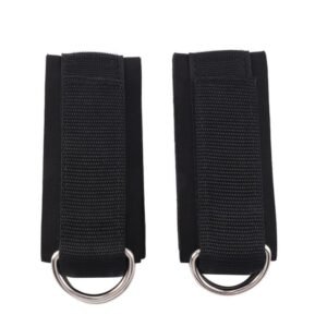 Padded Ankle & Wrist Straps for Cable Machine & Resistance Workouts (Pair)