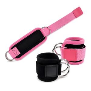 Padded Ankle Straps for Cable Machines & Glute Workouts (Pair)