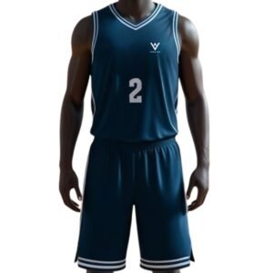 Custom Teal & White Basketball Uniform Set | Jersey & Shorts Kit