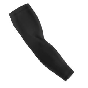 Premium Black Compression Arm Sleeve - UV Sun Protection for Basketball, Cycling & Running