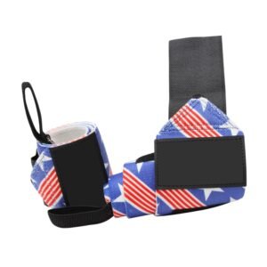 American Flag Weightlifting Wrist Wraps – Professional Support Straps for Powerlifting